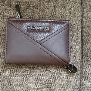 Steve Madden Chocolate Brown Card Holder